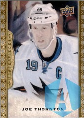 2014-15 UD Masterpieces Sharks #27 Joe Thornton